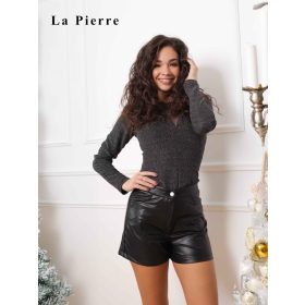 La Pierre Júlia grafit csillogós felső