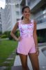 La Pierre Jade virág mintás body