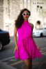 La Pierre Rossi magenta ruha