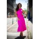 La Pierre Rocky magenta ruha