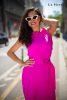 La Pierre Rocky magenta ruha
