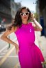 La Pierre Rocky magenta ruha