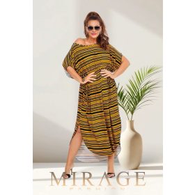 MIRAGE DUBLIN SÁRGA CSÍKOS MAXIRUHA