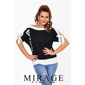MIRAGE SZÁLEM FEKETE-FEHÉR FELSŐ