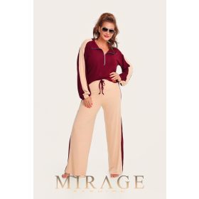 MIRAGE PÁRMA BORDÓ-BÉZS SZETT