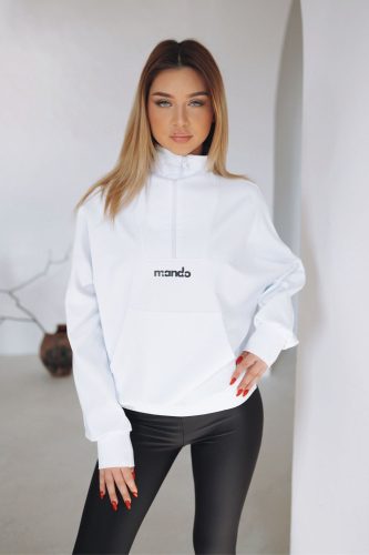 MandO fehér pulcsi