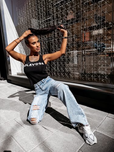 OLAVOGA PERDITA FEKETE TOP