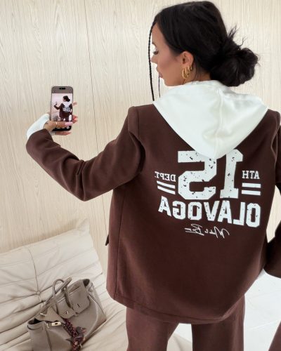 OLAVOGA VELMIRA BLAZER CSOKOLÁDÉ BLÉZER
