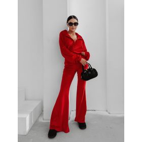 OLAVOGA VELVET WOOD PIROS SZETT