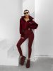 OLAVOGA MACREEL BURGUNDI LEGGINGS