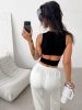 OLAVOGA DAYBREAK FEKETE TOP