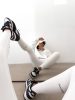 OLAVOGA FLEXIBLE ECRÜ LEGGINGS