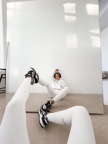 OLAVOGA FLEXIBLE ECRÜ LEGGINGS