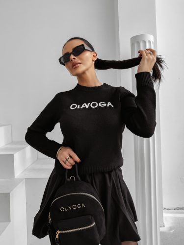 OLAVOGA ZAIO FEKETE PULÓVER