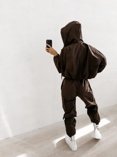 OLAVOGA BURNT SIENNE JACKET ÉTCSOKOLÁDÉ DZSEKI
