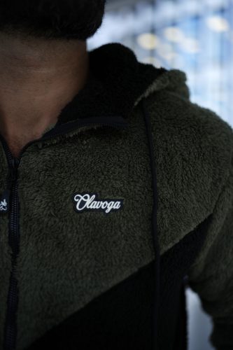 OLAVOGA RUKAST FEKETE-KEKI PULÓVER