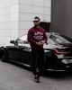 OLAVOGA VIROUS BORDÓ PULÓVER