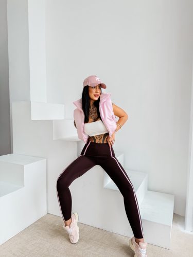 OLAVOGA AMERA CSOKOLÁDÉ LEGGINGS
