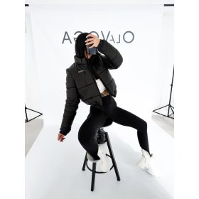 OLAVOGA PUFFA FEKETE DZSEKI