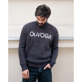 OLAVOGA VILA MEN CSOKOLÁDÉ PULÓVER