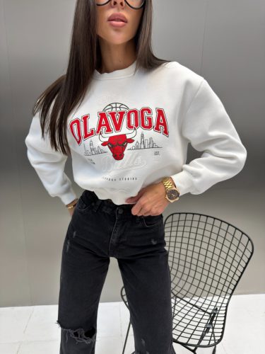 OLAVOGA FLANO ECRÜ PULÓVER