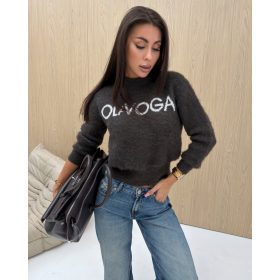 OLAVOGA VILA CSOKOLÁDÉ PULÓVER